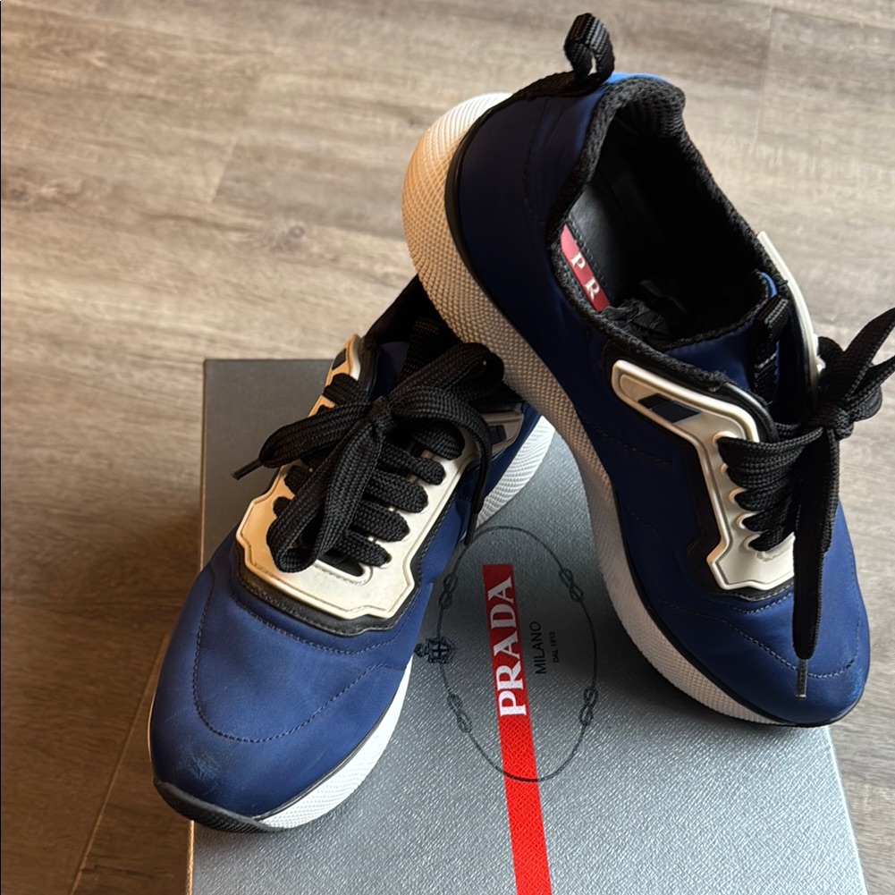 Prada Women’s Blue Sneakers